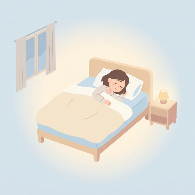 Peaceful Sleep Illustration